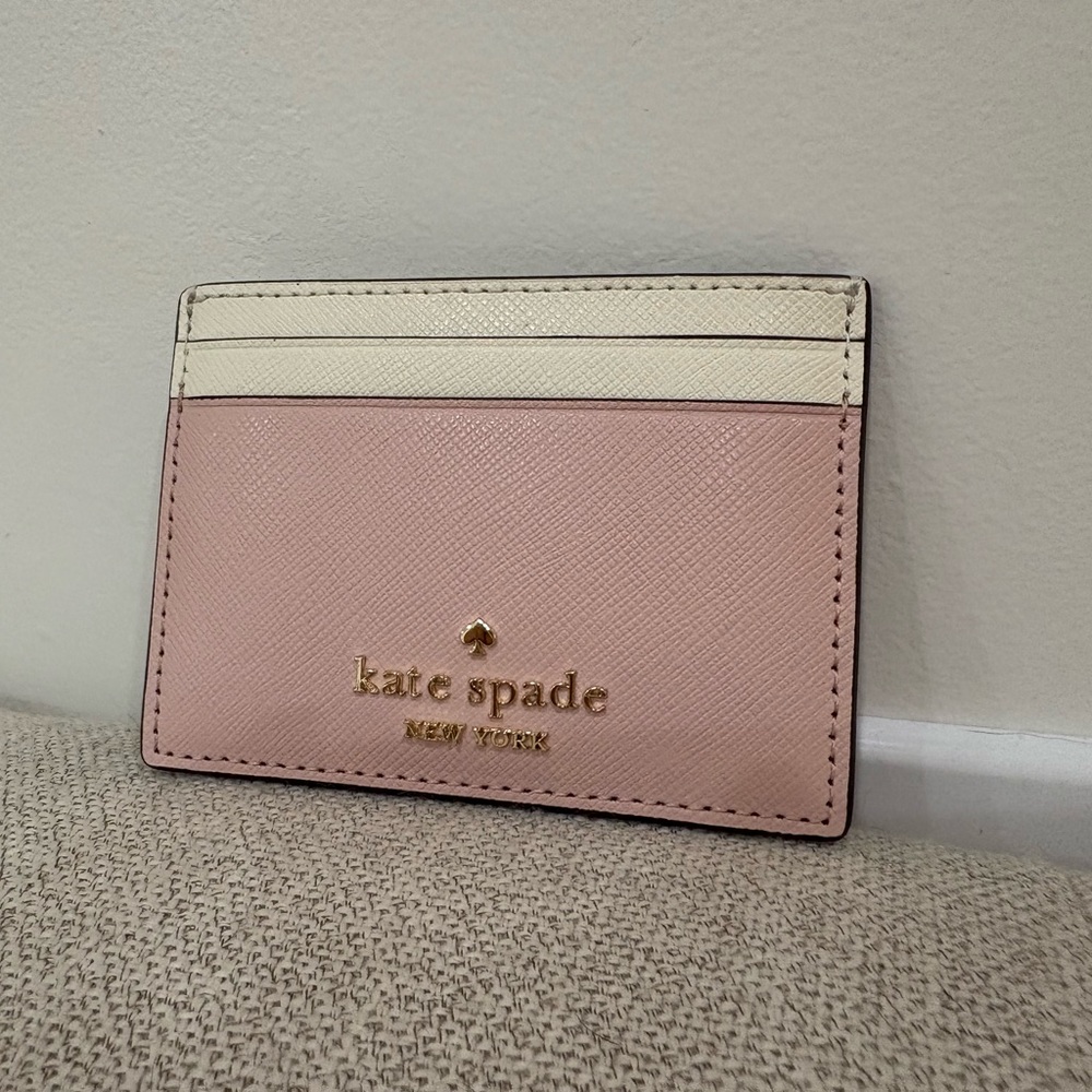 Kate Spade Blush and Ivory Card Case